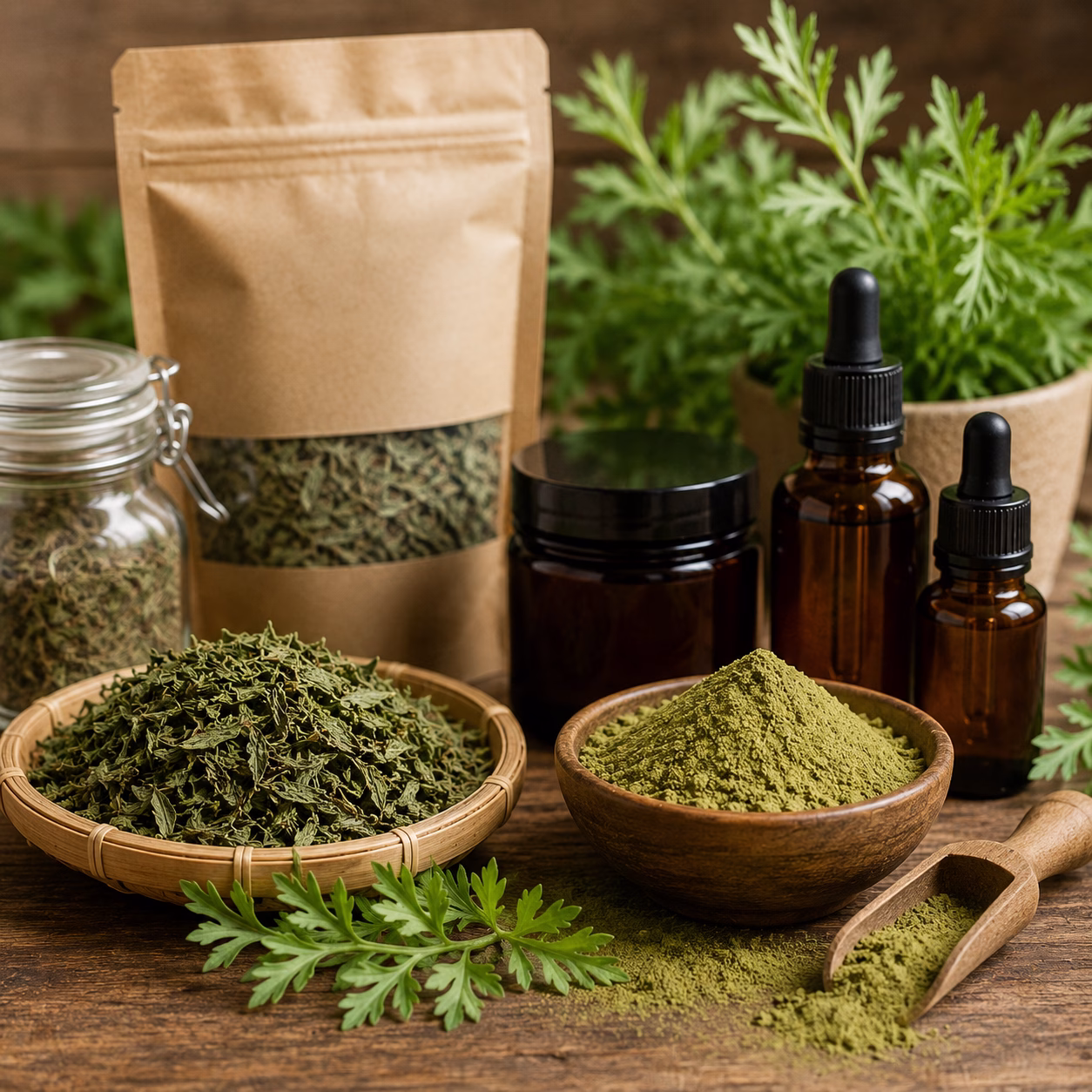 Artemisia annua richtig lagern: Blätter, Pulver und Extrakte vor Qualitätsverlust schützen